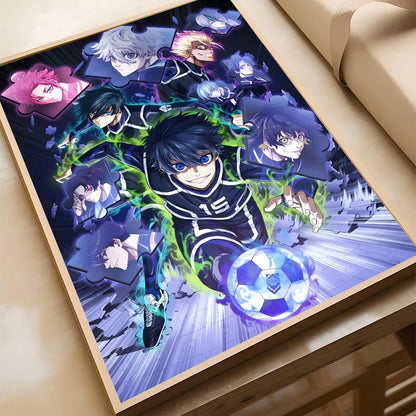 Vibrant Blue Lock (Paper) Collection